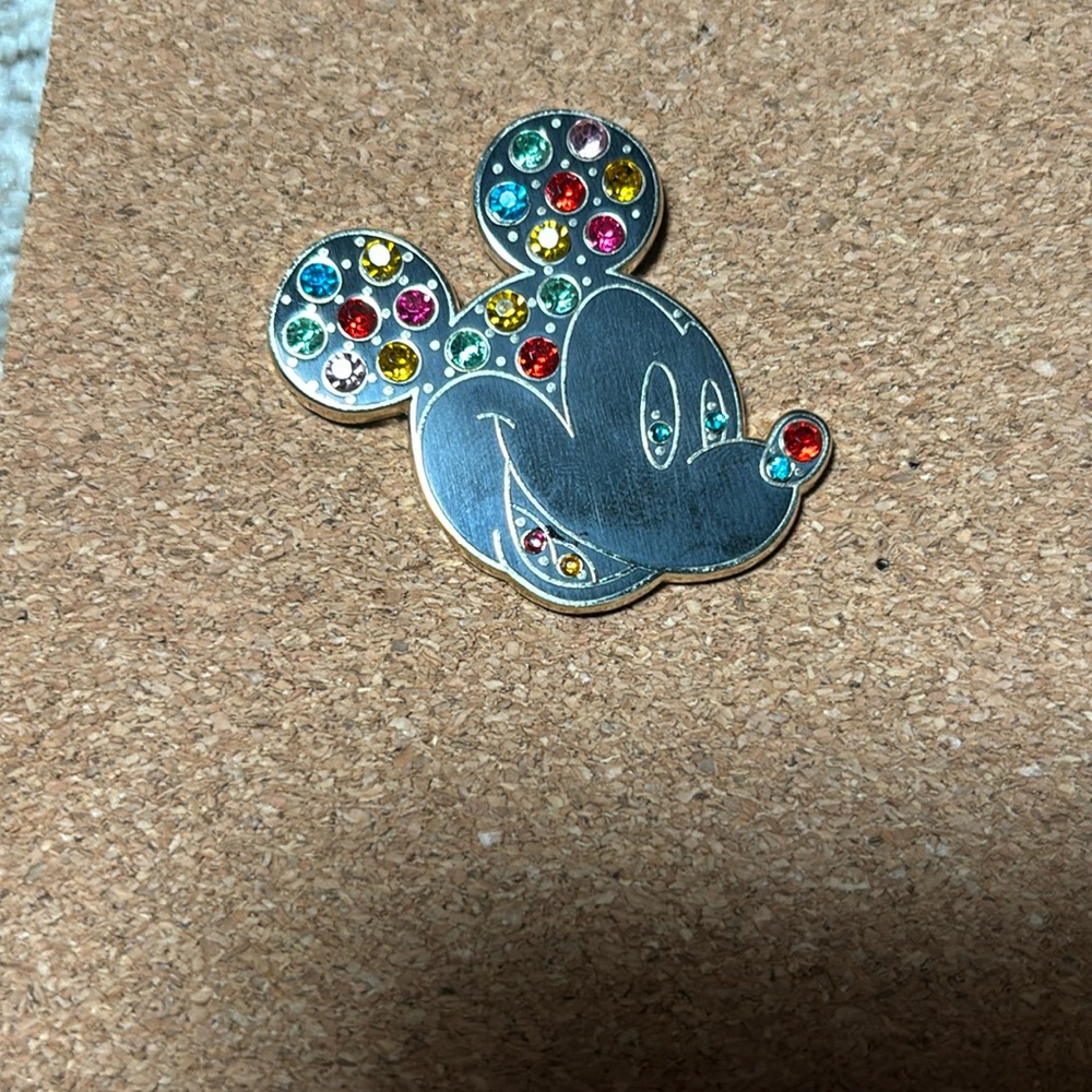Bedazzled Mickey Disney trading pin